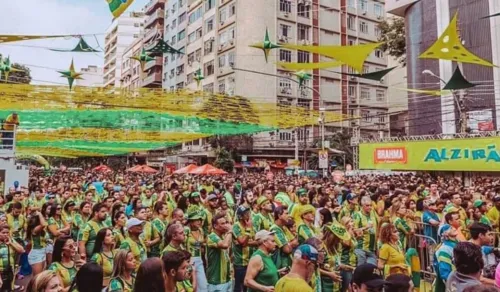 Torcedores brasileiros enchem o evento