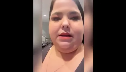 Juliana gravou stories desabafando sobre ataque de gordofobia