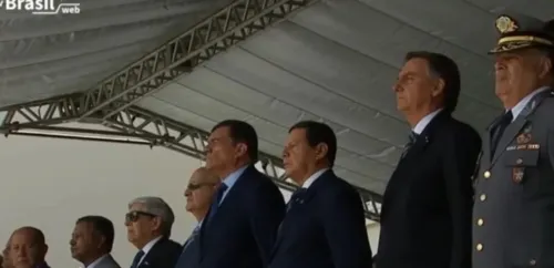 Bolsonaro apareceu em seu primeiro compromisso fora de Brasília