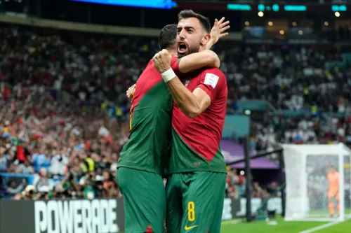 Bruno Fernandes marcou dois gols e foi o protagonista do jogo