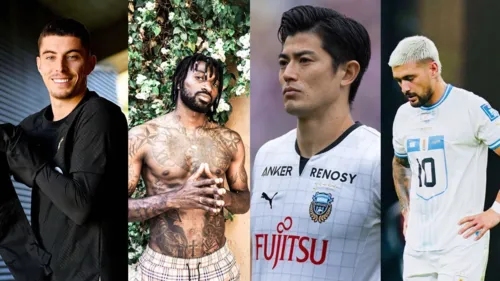 Kai Havertz, André Frank Zambo Anguissa, Shogo Taniguchi e Giogian De Arrascaeta