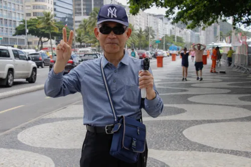 Lee chegou ao Rio de Janeiro há poucos dias para conhecer a cidade