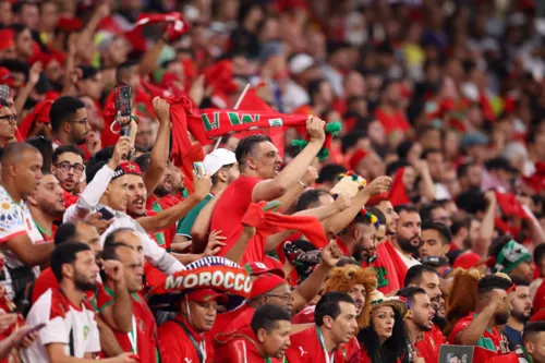 Torcida marroquina era maioria no estádio