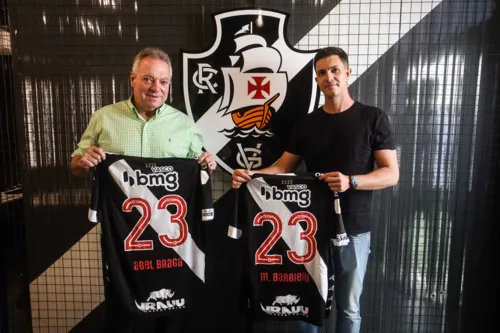 Abel Braga e Maurício Barbieri foram apresentados no Vasco