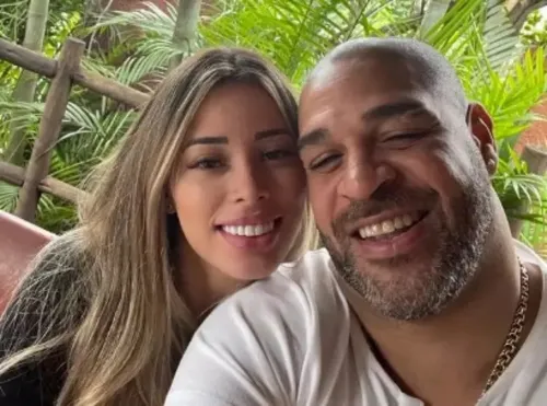 Adriano e Micaela se declararam pelo Instagram