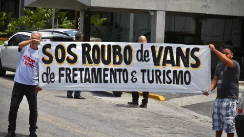 Condutores se reuniram em um ato no Aterro do Flamengo nesta quinta (15)