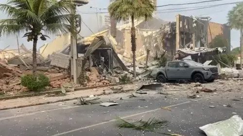 Estabelecimento ficou completamente destruído