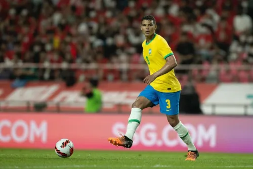 Thiago Silva foi titular da Seleção Brasileira na Copa do Mundo do Catar