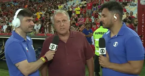 Zico concede entrevista desejando força e uma boa recuperação para Pelé