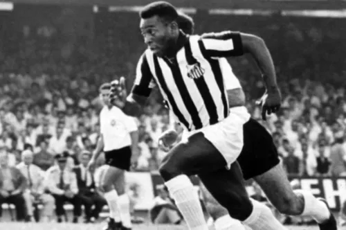 O talento de Pelé explodiu no Santos