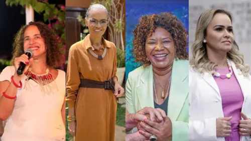 Luciana Santos, Marina Silva, Margareth e Daniela Waguinho