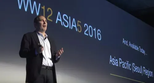 O presidente executivo da Amazon, Andy Jassy