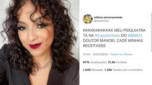 Milena Santos, de 24 anos é influenciadora digital