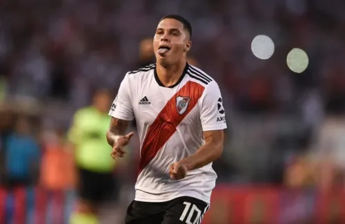 Quintero se despediu do River Plate no fim do ano passado