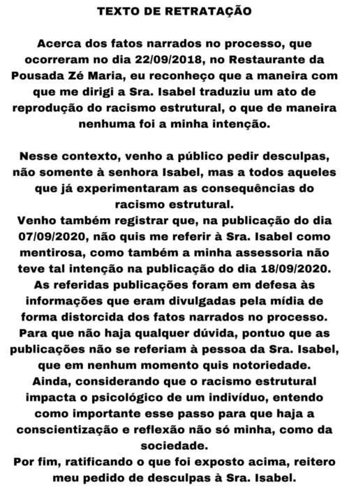 Comunicado Oficial de Luisa Sonza