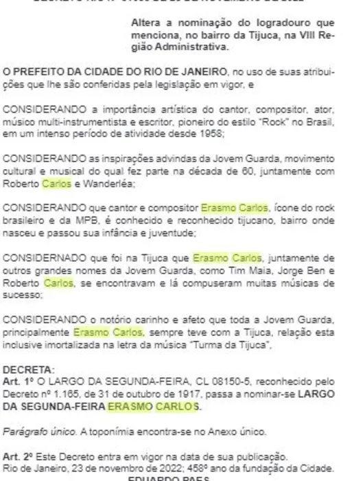 Decisão saiu no Diário Oficial nesta quinta-feira (24)