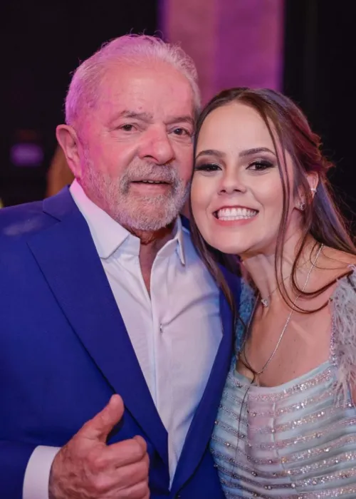 Bia é filha de Lurian, a primogênita de Lula