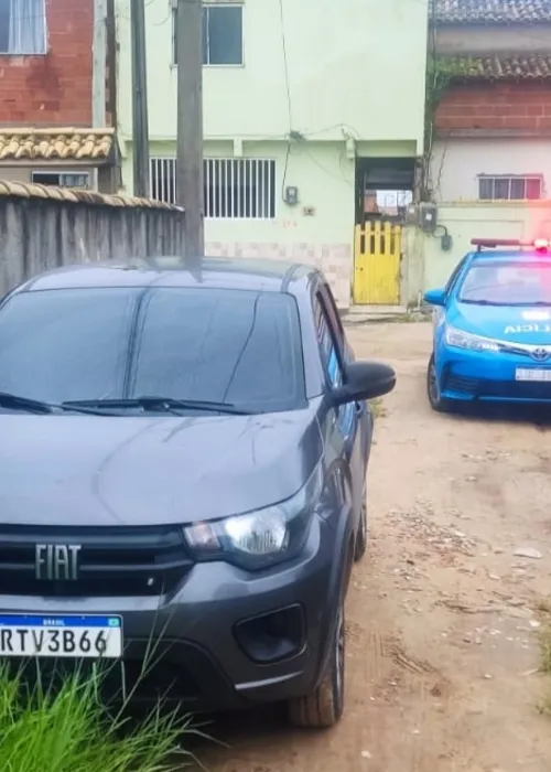 Carro com os produtos foi recuperado pela polícia. Ninguém foi preso