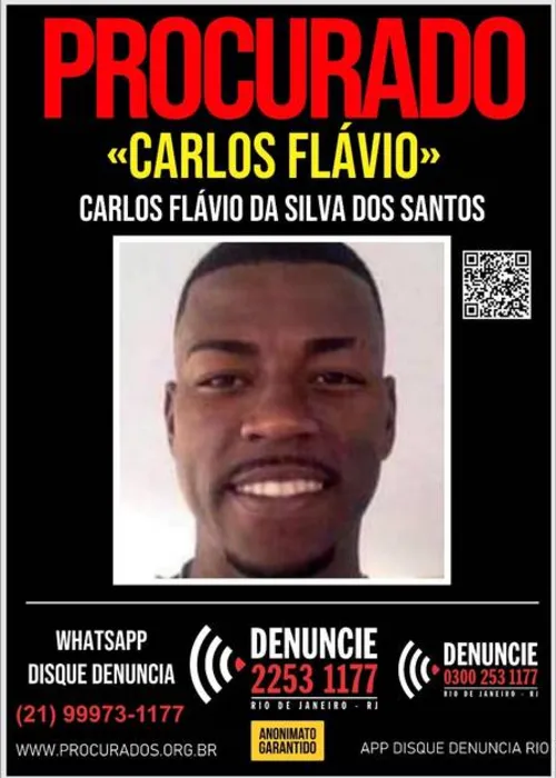 Cartaz pede informações sobre o paradeiro de Carlos