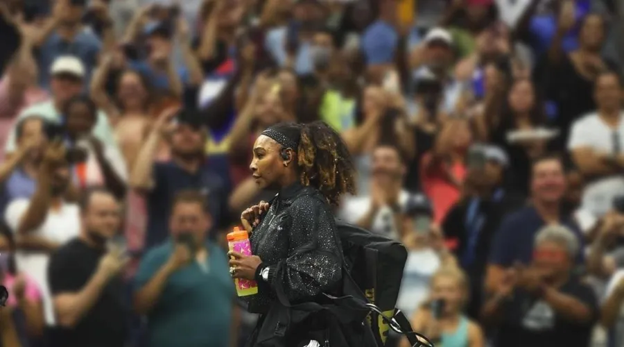 Serena Williams em sua última partida nesta sexta-feira