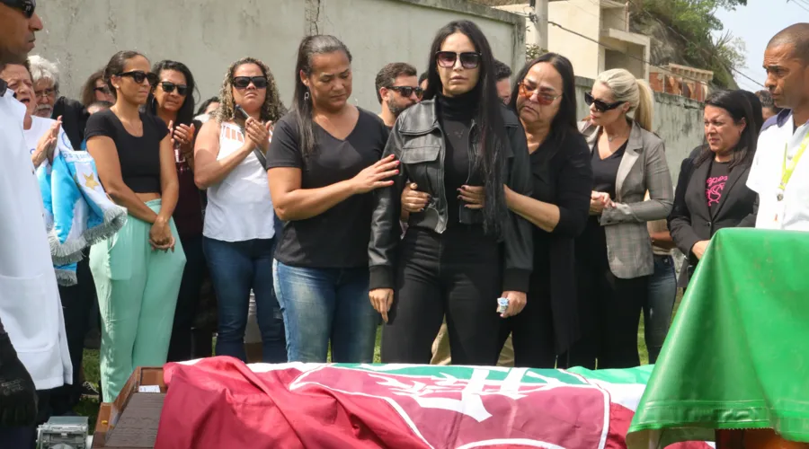 Wilson foi enterrado com a bandeira do Fluminense
