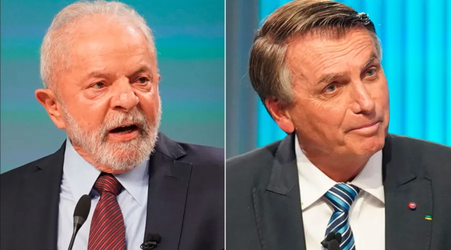 Bolsonaro e Lula são os dois principais candidatos à presidência
