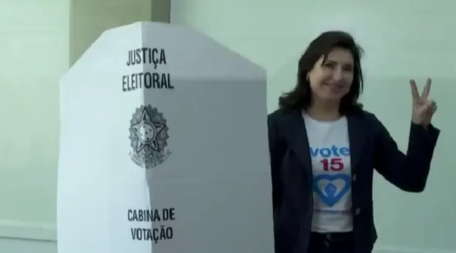 Tebet votou no Mato Grosso do Sul e deve seguir para São Paulo acompanhar o resultado da apuração