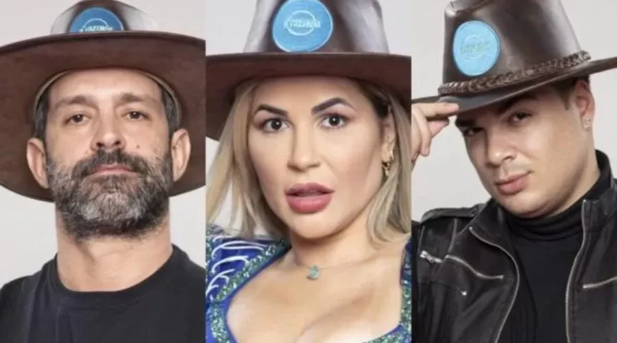 Iran Malfitano, Deolane Bezerra e Lucas Santos disputam a sétima roça