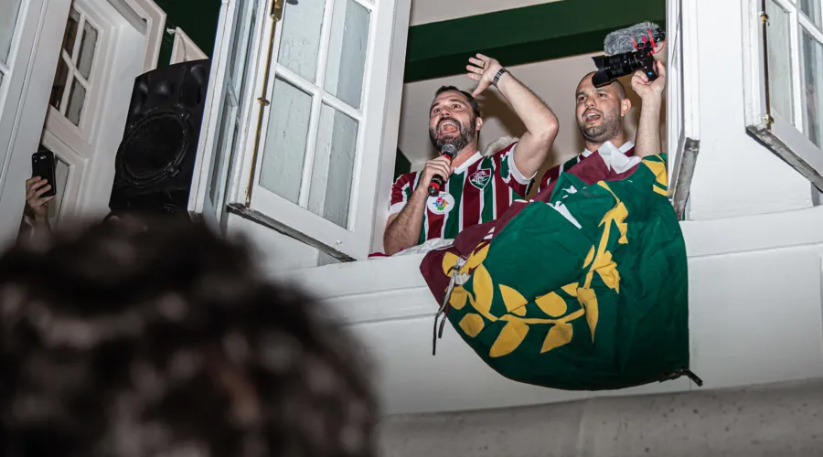 Mário Bittencourt celebra reeleição no Fluminense