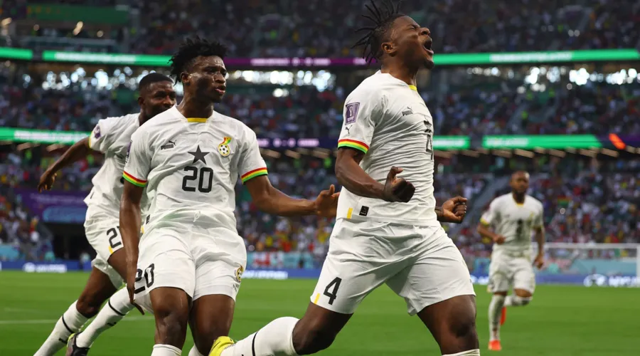 Salisu fez o gol que abriu os caminhos para a vitória de Gana