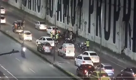 A colisão aconteceu na Avenida Rodrigues Alves