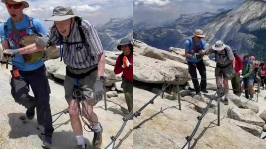 Professor aposentado se tornou a pessoa mais velha a subir a montanha na Califórnia