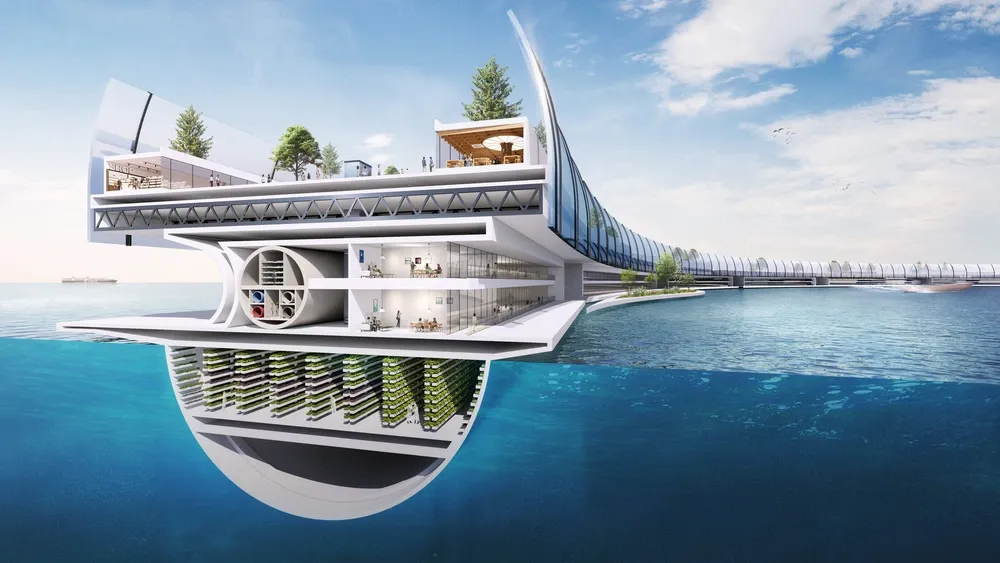 O projeto de uma cidade flutuante e totalmente autossuficiente até 2050