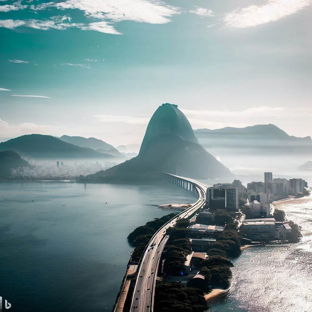 Fotografia sugerida por IA mostra uma segunda ponte ligando Rio-Niterói de Jurujuba à Urca
