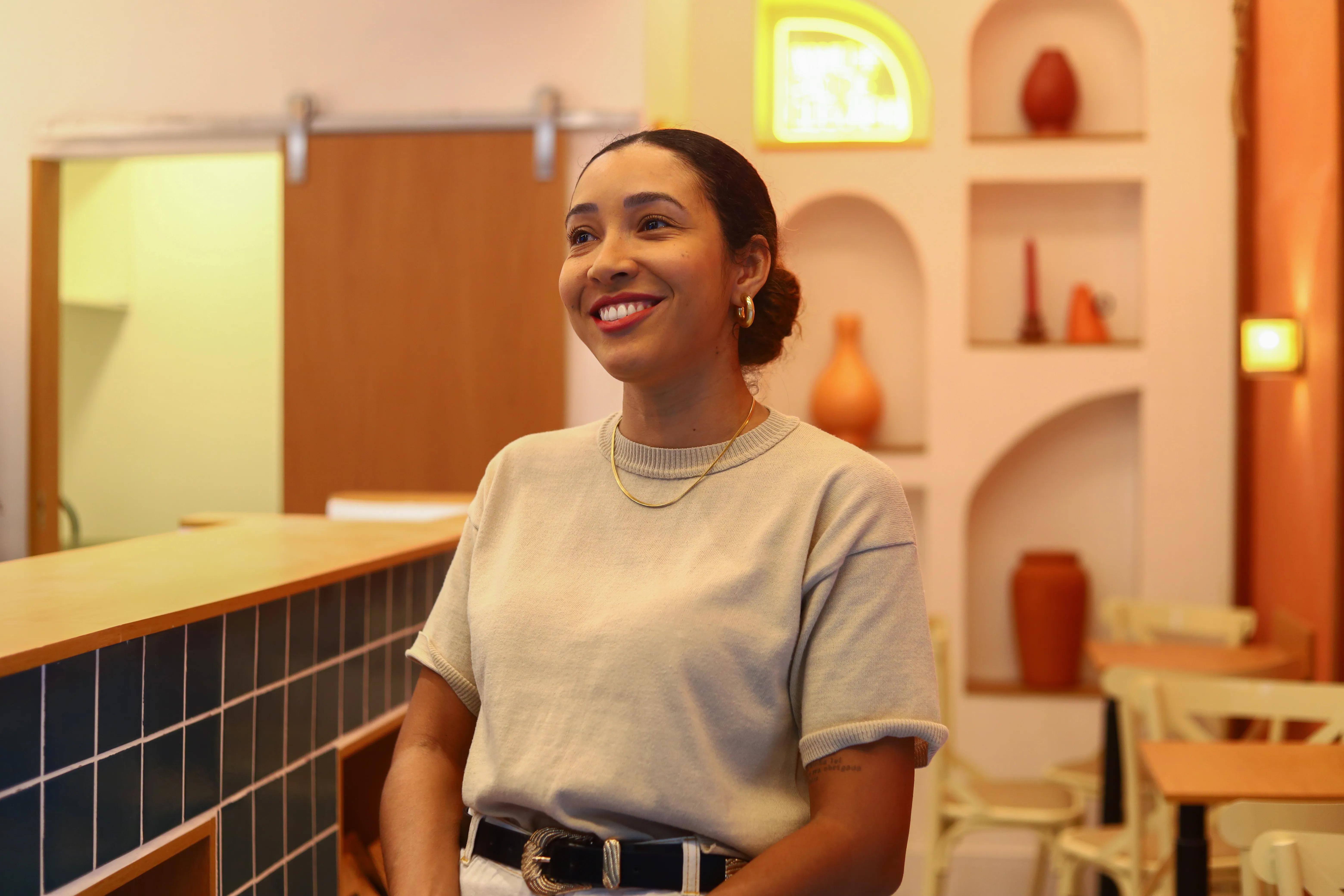 Dayane D'avila é a dona da marca especializada em pães de queijo
