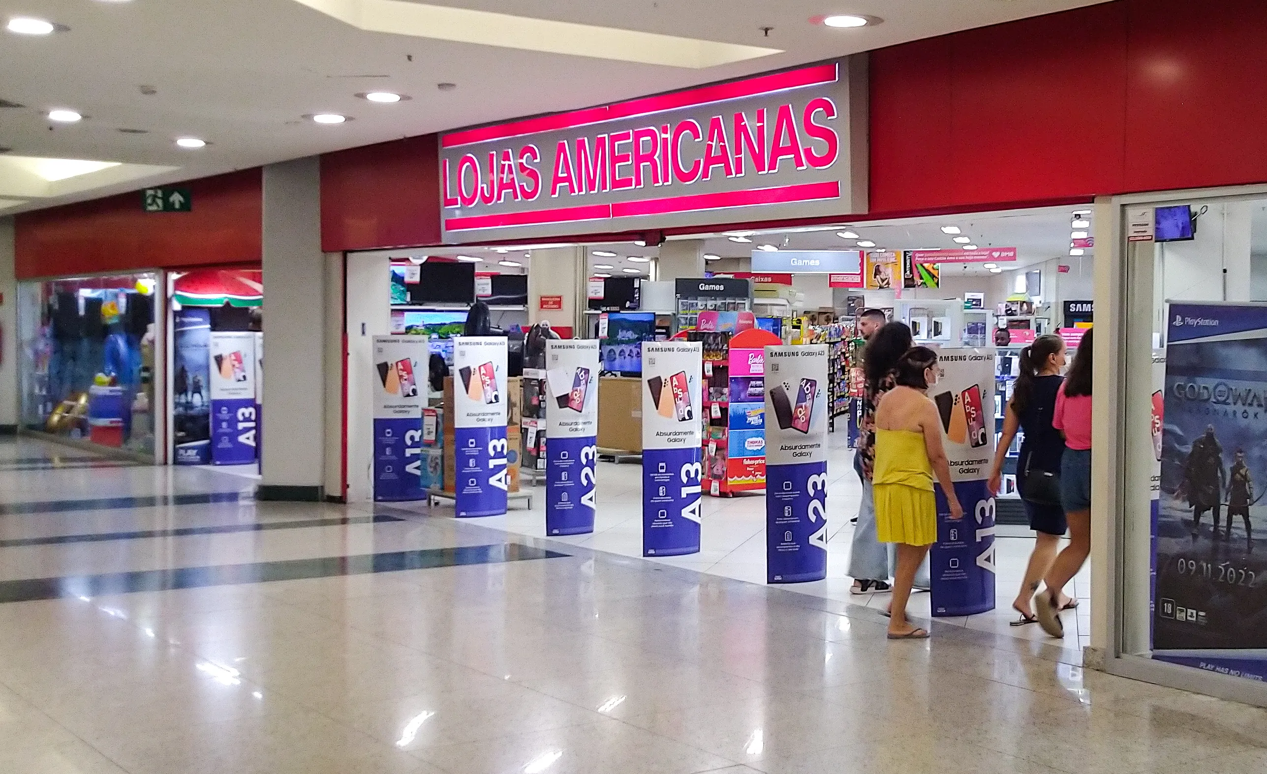 Lojas Americanas do Plaza Shopping em Niterói sofreu uma ação de despejo por falta de pagamentos