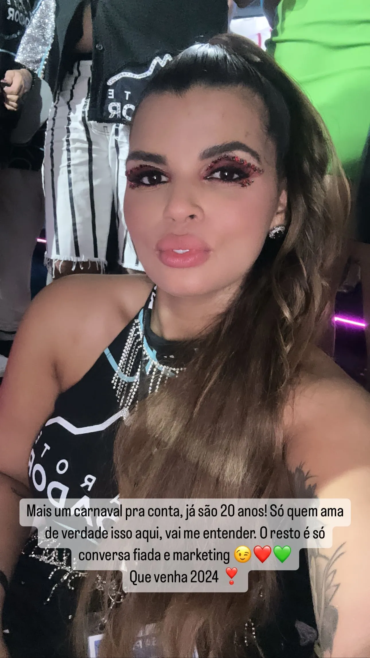 Thainá Oliveira postou indireta para Yasmin em suas redes sociais