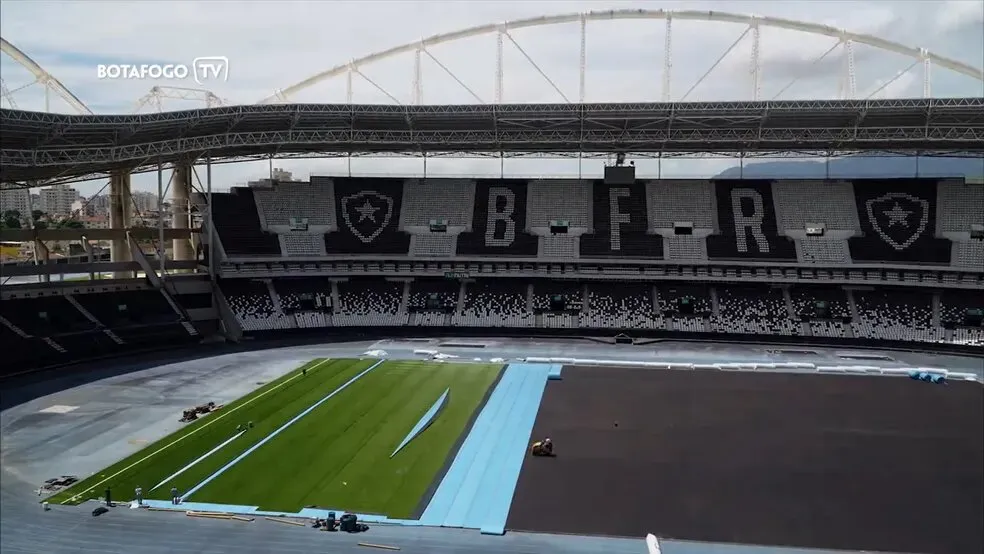 Estádio Nilton Santos terá grama sintética