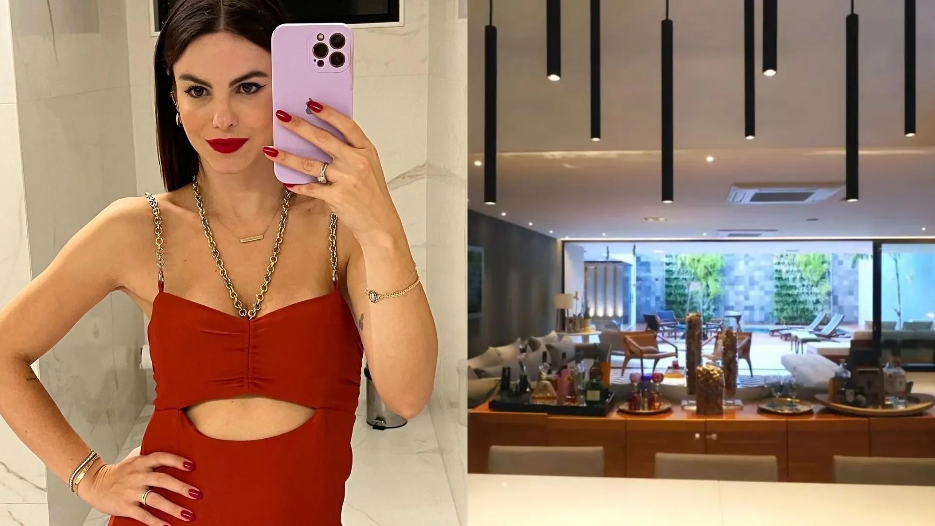 Atriz mora com o marido, o filho e três cães