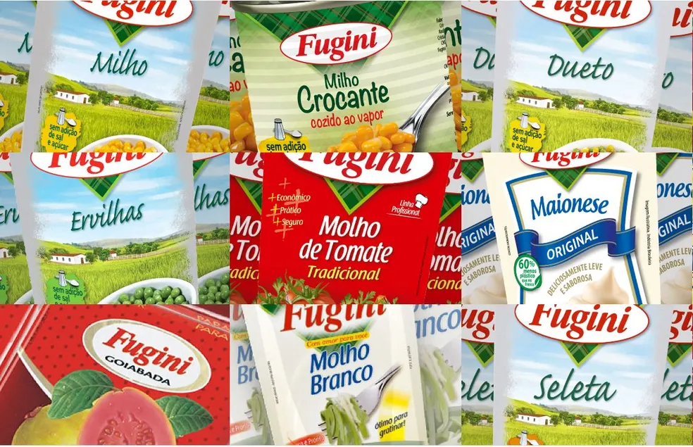 A Fugini produz molhos de tomate, conservas vegetais, maionese e mostarda