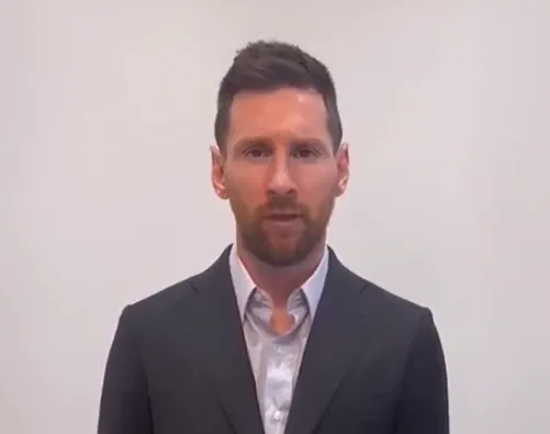 Messi gravou vídeo se desculpando por viagem à Arábia Saudita