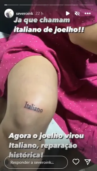 Tatuagem de Manoela Peçanha viralizou na internet