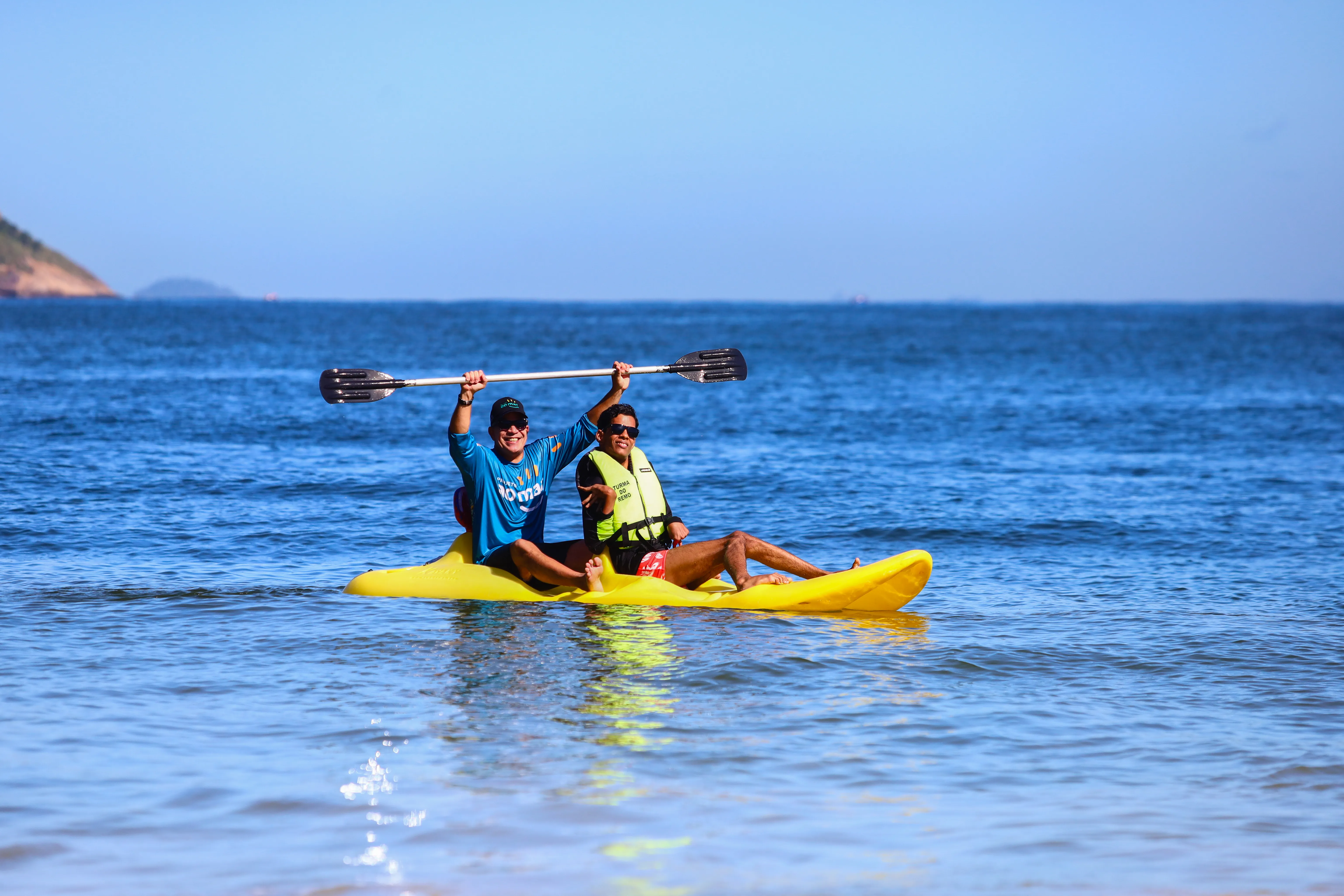 Projeto Ao Mar Niterói levou pessoas com deficiência a praticar esportes ao ar livre