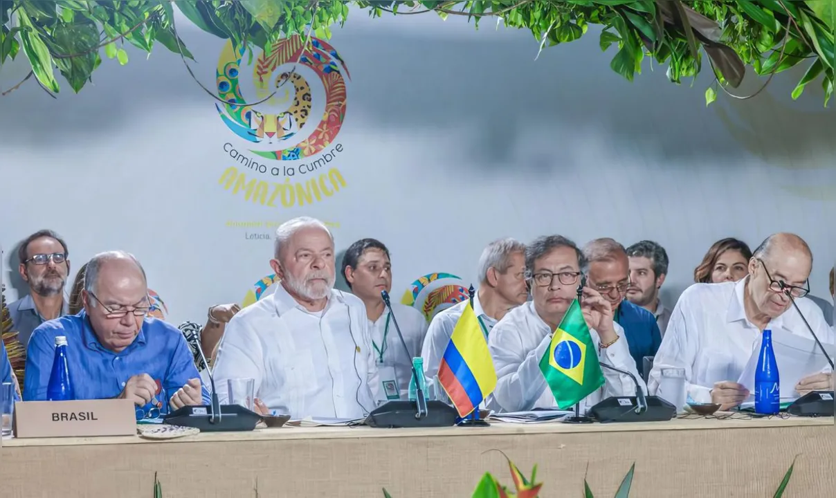 Lula durante evento na Colômbia