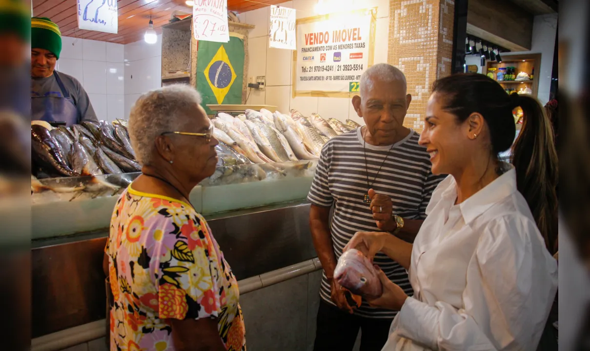 Isabelle deu dicas para os consumidores de como fazer a melhor escolha de peixe