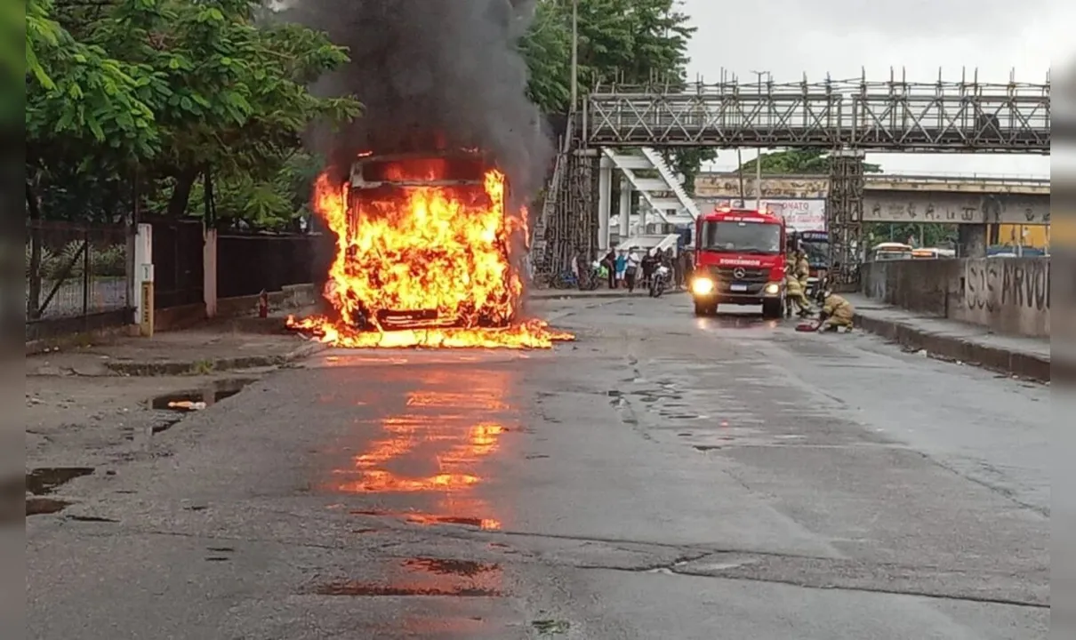 Não se sabe ainda o motivo do incêndio