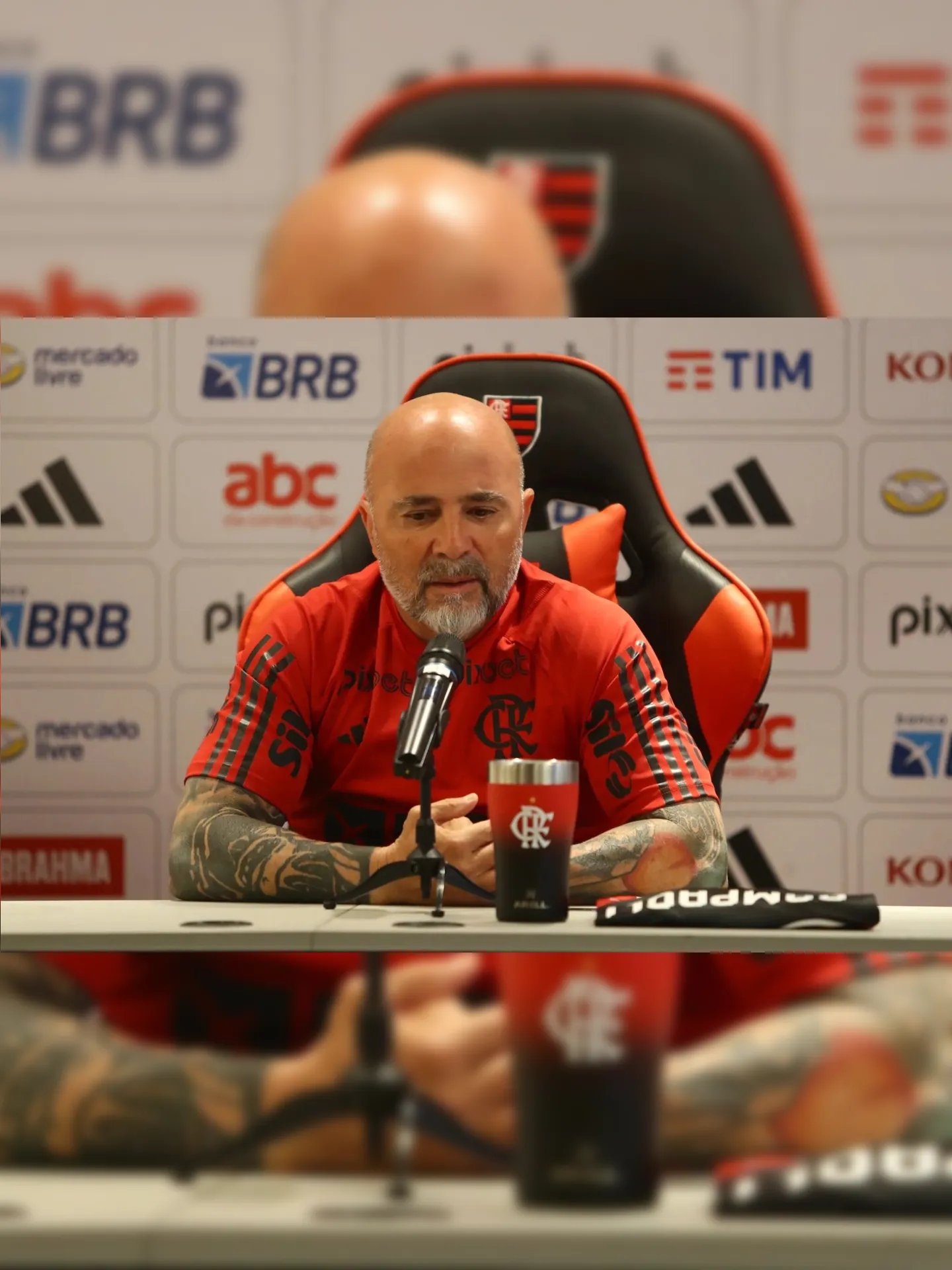 Sampaoli reconheceu partida atípica do Flamengo
