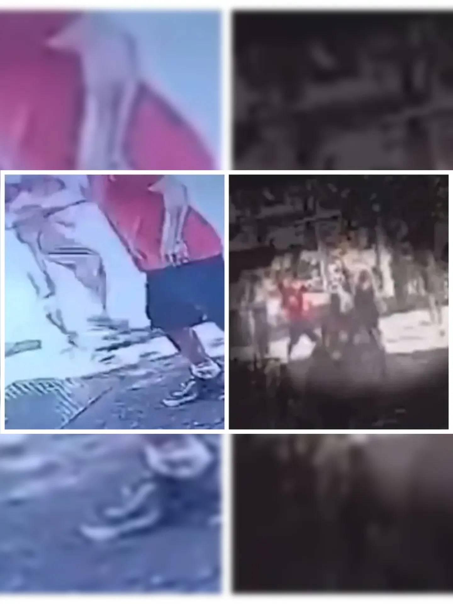 Imagens capturadas por câmeras de segurança revelam um homem de estatura média
