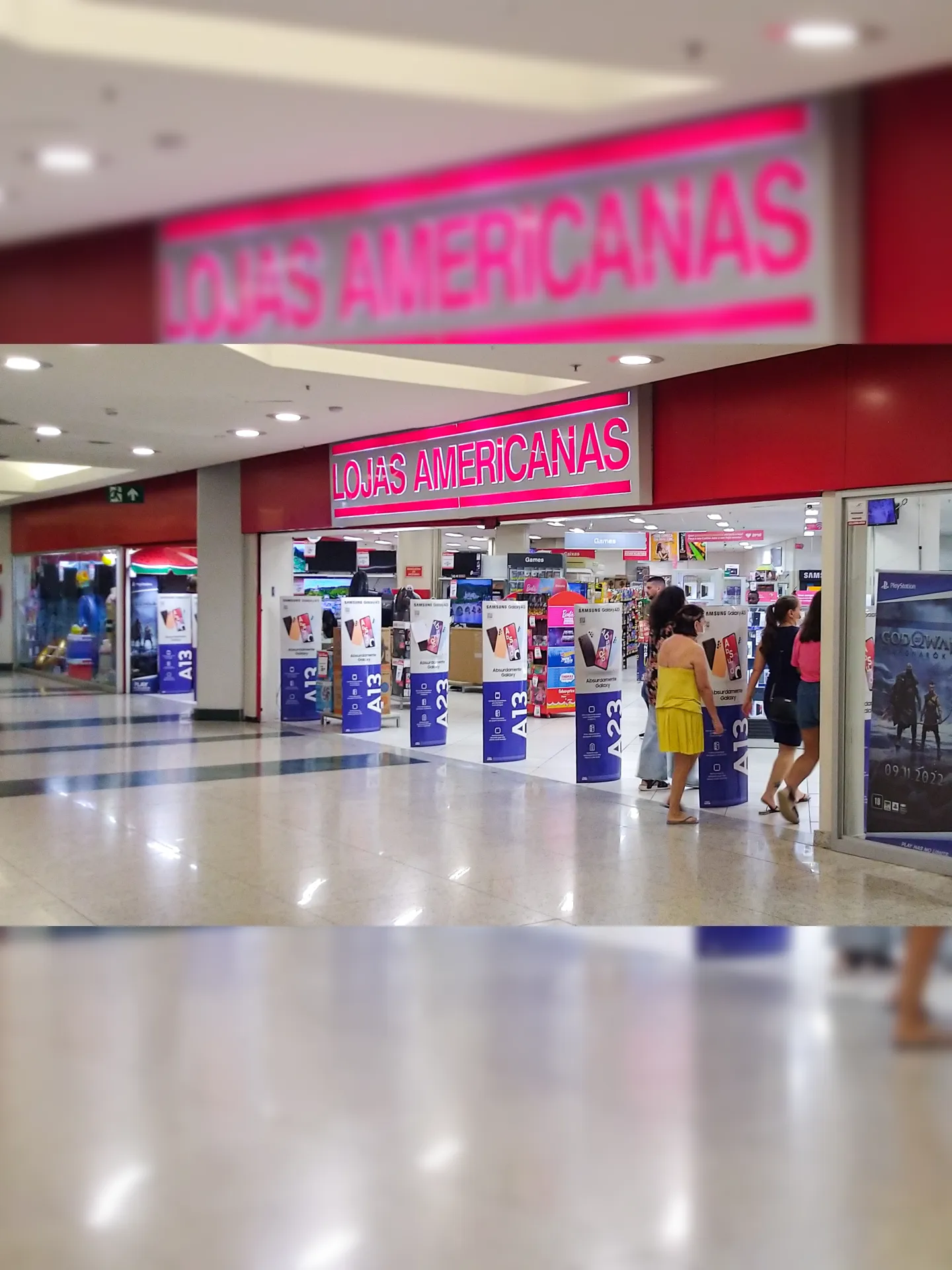 Lojas Americanas do Plaza Shopping em Niterói sofreu uma ação de despejo por falta de pagamentos
