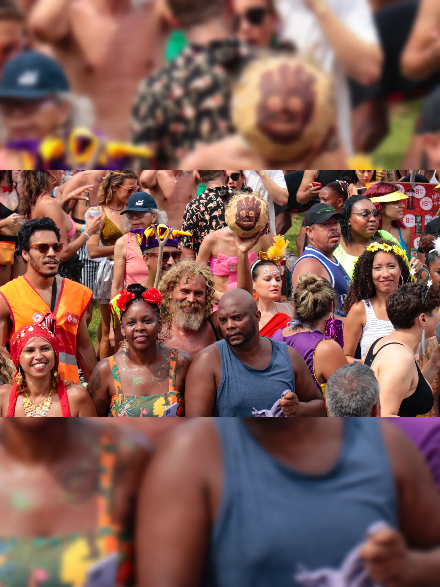 O Carnaval reúne diversões foliões nas mais diferentes fantasias